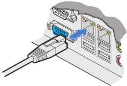 Black Box ACR1000A-CTL-192 - TO CONNECT THE INTERNAL IP NETWORK PORT - 1