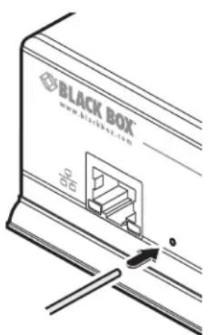 Black Box ACR1000A-CTL-192 - TO PERFORM A MANUAL FACTORY RESET - 2