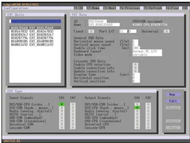 Black Box ACXC80FHS - OSD - 1