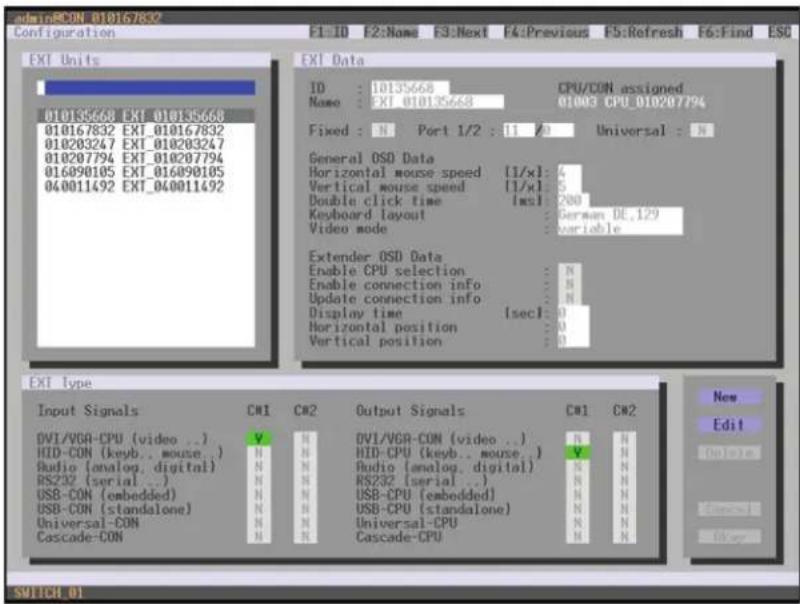 Black Box ACXC80FHS - OSD - 1