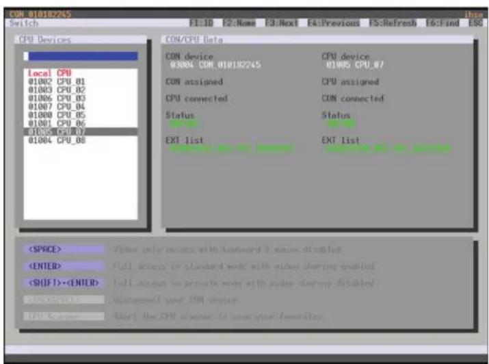 Black Box ACXC80FHS - OSD - 1