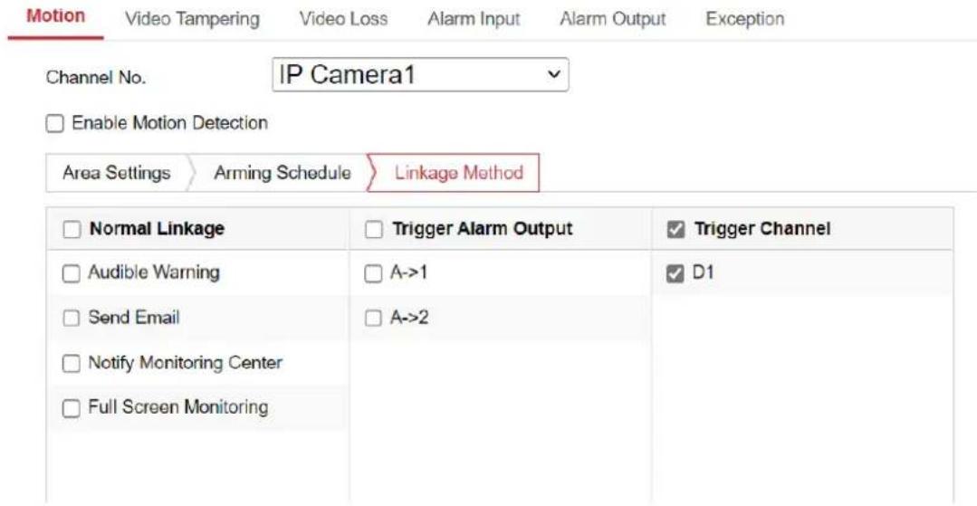 Hikvision DS-2XM6512G0-IDM - Task 3: Set the Linkage Method for Motion Detection - 1