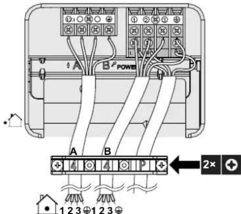 DAIKIN 2AMXM50M3V1B - To connect the electrical wiring to the outdoor unit - 4