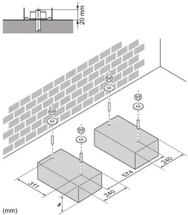 DAIKIN 2AMXM50M3V1B - To provide the installation structure - 1