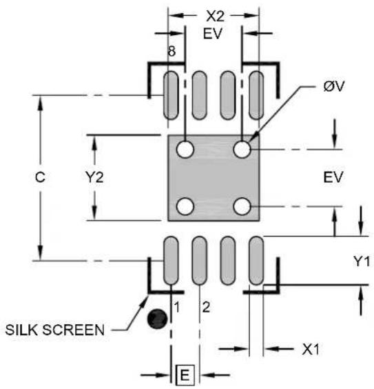 Microchip 34AA02 - 8-Lead Plastic Dual Flat, No Lead Package (MN) - 2x3x0.8 mm Body [TDFN] With 1.4x1.3 mm Exposed Pad (JEDEC Package type WDFN) - 1