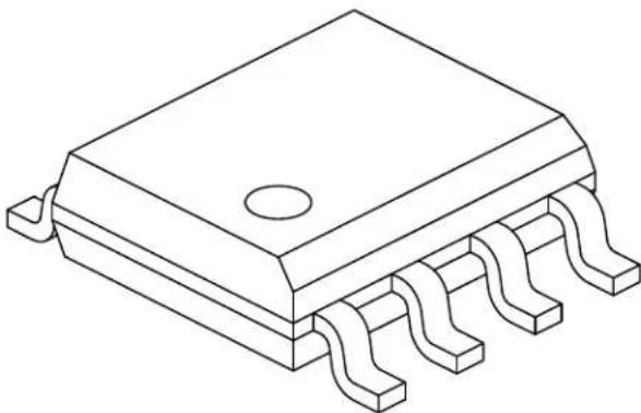 Microchip 34AA02 - 8-Lead Plastic Small Outline (SN) - Narrow, 3.90 mm (.150 In.) Body [SOIC] - 1