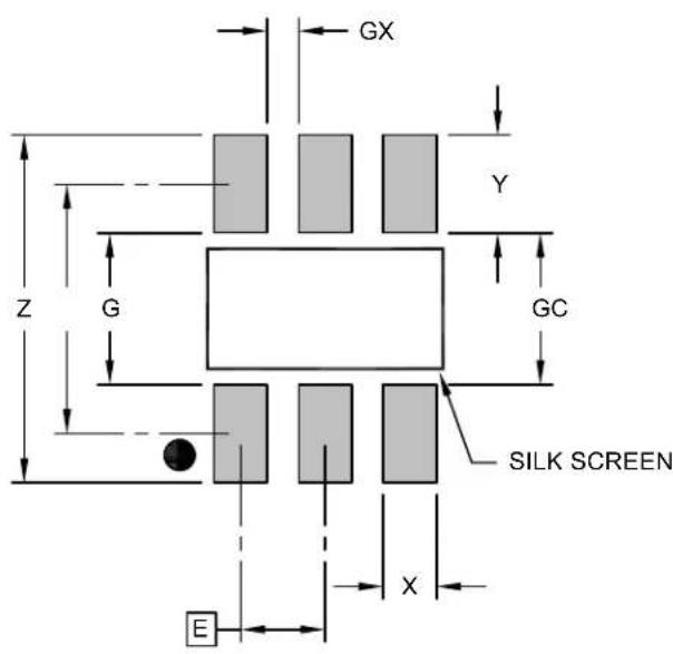 Microchip 34AA02 - 6-Lead Plastic Small Outline Transistor (OT, OTY) [SOT-23] - 1