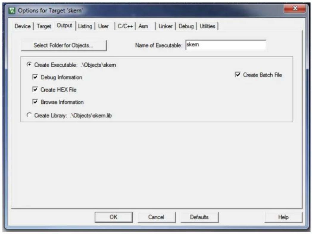 Microchip MEC1527 - PROJECT SETTINGS WITH SKERN PROJECT AS ACTIVE - 1