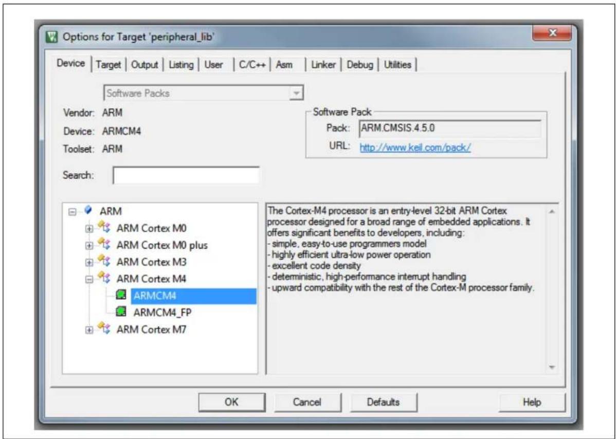 Microchip MEC1527 - PROJECT SETTINGS WITH PERIPHERAL PROJECT AS ACTIVE - 1