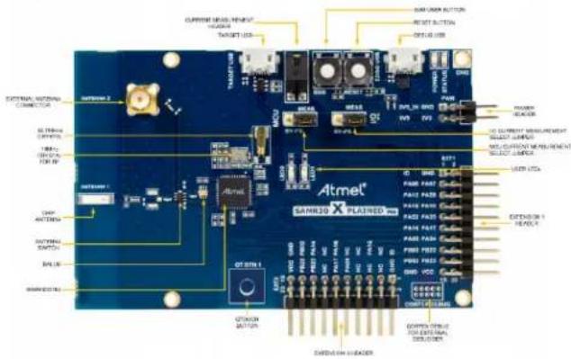 Microchip ATSAMR21G17A - SAM R30 Xplained Pro - 1