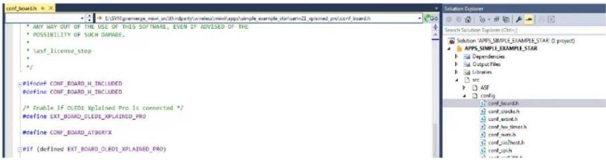 Microchip ATSAMR21G17A - Simple\_Example\_Star Reference Application - 2