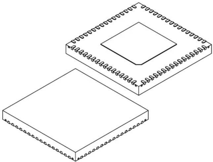 Microchip ATSAMD20G17 - 64-Lead Very Thin Plastic Quad Flat, No Lead Package (TMB) - 9x9 mm Body [VQFN] Atmel Legacy Global Package Code ZST - 1