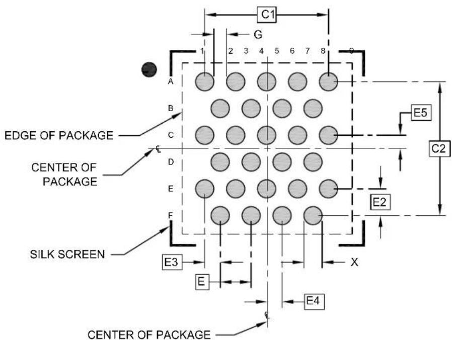 Microchip ATSAMD20G17 - 27-Ball Wafer Level Chip Scale Package (CS) - 2.199x2.215x0.483 mm Body [WLCSP] - 1