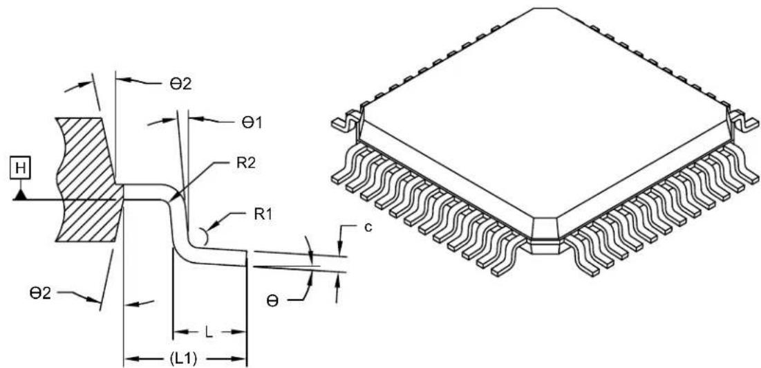 Microchip ATSAMD20G18 - 48-Lead Plastic Thin Quad Flatpack (Y8) - 7x7x1.0 mm Body [TQFP] - 1