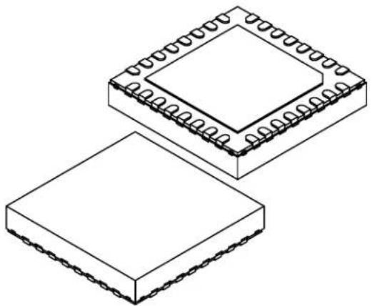 Microchip ATSAMD20G14 - 32-Lead Very Thin Plastic Quad Flat, No Lead Package (RTB) - 5x5 mm Body [VQFN] With 3.6x3.6 mm Exposed Pad and Stepped Wettable Flanks; Atmel Legacy ZBS - 3