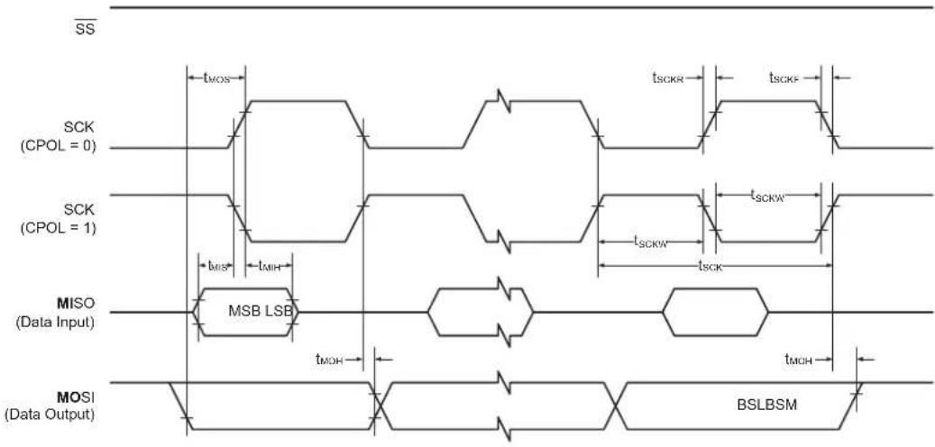 Microchip ATSAMD20G15 - SERCOM in SPI Mode Timing - 1