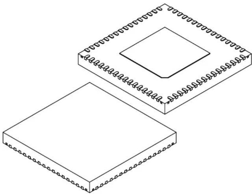 Microchip ATSAMD20G16 - 64-Lead Very Thin Plastic Quad Flat, No Lead Package (TMB) - 9x9 mm Body [VQFN] Atmel Legacy Global Package Code ZST - 1