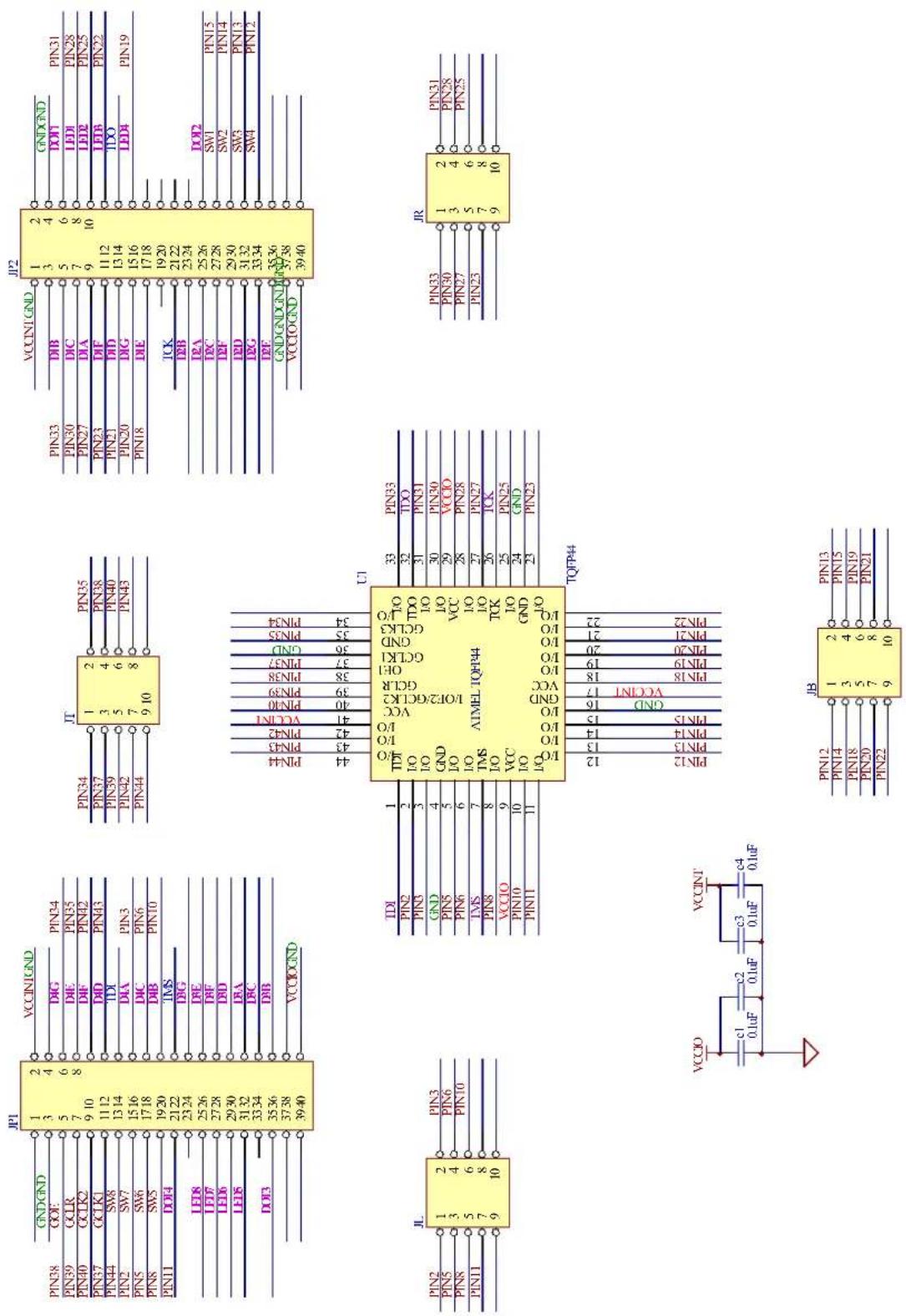 Microchip ATF1504ASVL - Atmel ATF15xx ISP Download Cable - 3