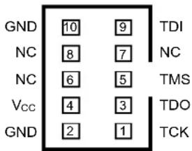 Microchip ATF1504ASVL - JTAG ISP Connector and TDO Selection Jumper - 2