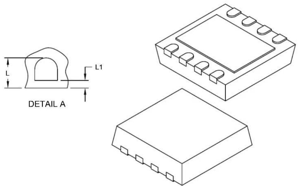 Microchip HV9967B - 8-Lead Very, Very Thin Plastic Dual Flat, No Lead Package (UQ) - 3x3 mm Body [WDFN]; Supertex Legacy Package - 2