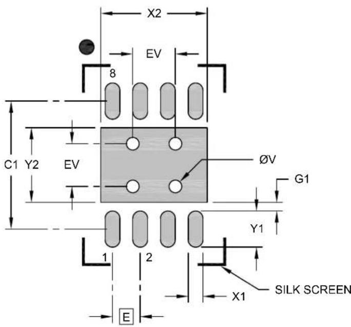 Microchip HV9967B - 8-Lead Very, Very Thin Plastic Dual Flat, No Lead Package (UQ) - 3x3 mm Body [WDFN]; Supertex Legacy Package - 1