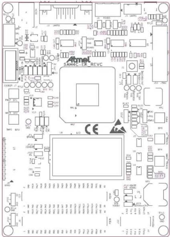 Microchip ATSAM4C8 - ATSAM4C-EK Layout - 7