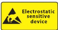 Microchip ATSAM4C8 - Electrostatic Warning - 1