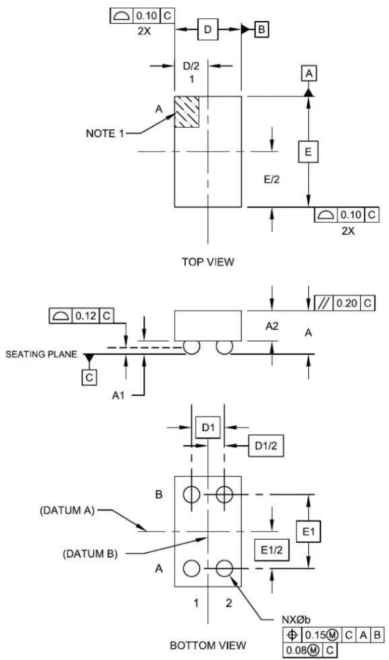 Microchip 11AA040 - 4-Lead Chip Scale Package (CS) - [CSP] - 1