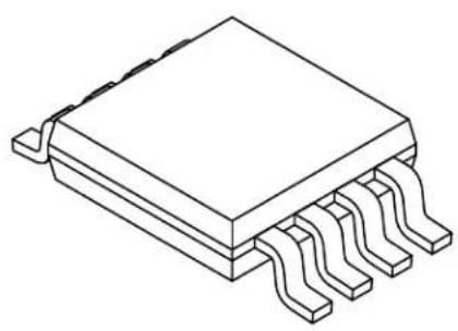 Microchip 11AA020 - 8-Lead Plastic Micro Small Outline Package (MS) - 3x3 mm Body [MSOP] - 2