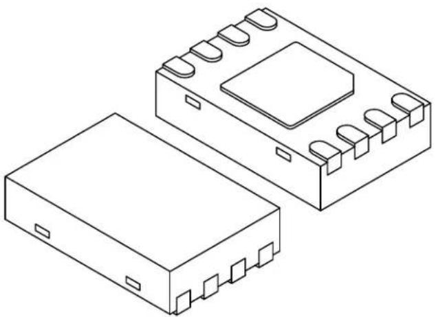 Microchip 11AA161 - 8-Lead Plastic Dual Flat, No Lead Package (MN) - 2x3x0.8 mm Body [TDFN] With 1.4x1.3 mm Exposed Pad (JEDEC Package type WDFN) - 1