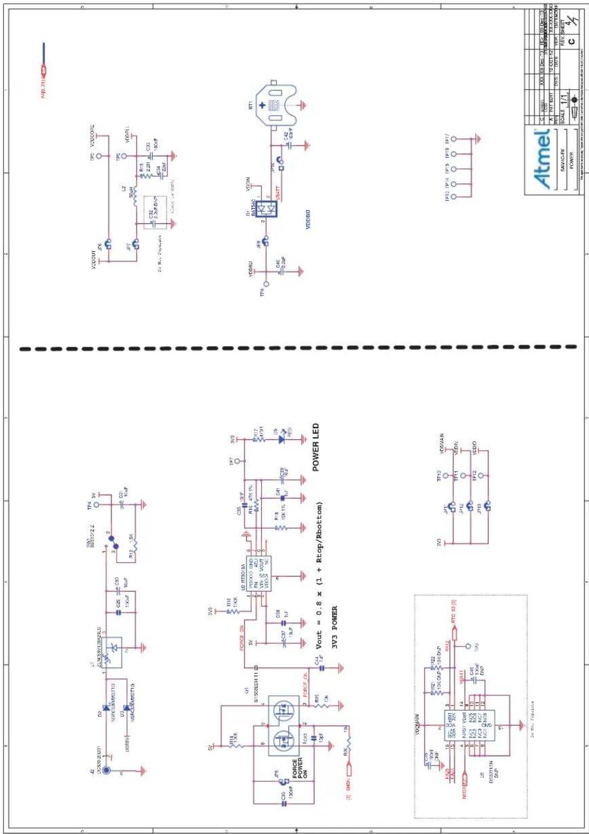 Microchip ATSENSE201 - ATSAM4C-EK Schematics - 3