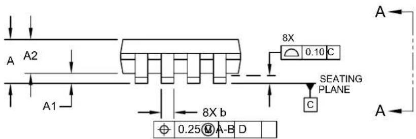 Microchip 11LC160 - 8-Lead Plastic Micro Small Outline Package (MS) - 3x3 mm Body [MSOP] - 2