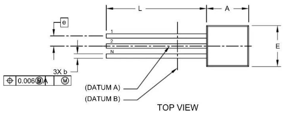 Microchip 11LC161 - 3-Lead Plastic Transistor Outline (TO) [TO-92] - 1