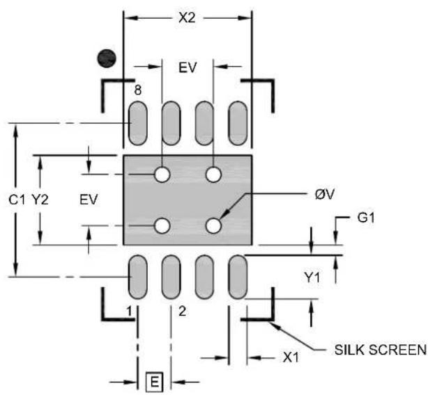 Microchip HV859 - 8-Lead Very, Very Thin Plastic Dual Flat, No Lead Package (UQ) - 3x3 mm Body [WDFN]; Supertex Legacy Package - 1