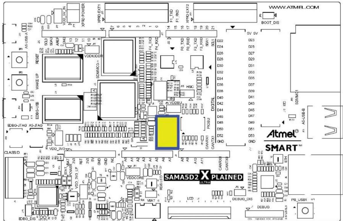 Microchip ATSAMA5D23 - Tamper Connector - 1