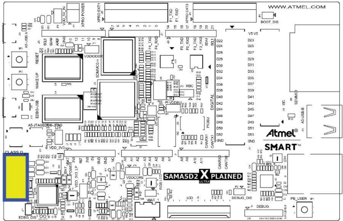 Microchip ATSAMA5D23 - Audio Class D Amplifier - 2