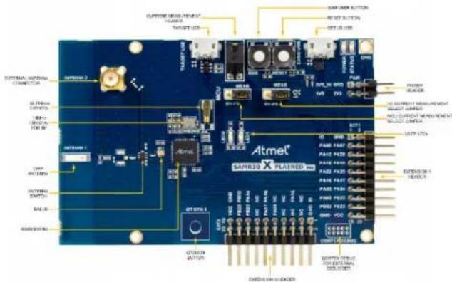 Microchip ATSAMR21E16A - SAM R30 Xplained Pro - 1