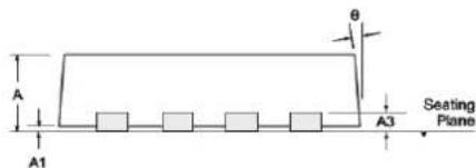 Microchip MD1822 - 16-Lead QFN Package Outline (K6) - 3