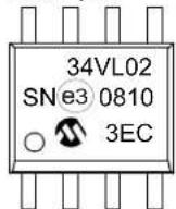 Microchip 34VL02 - Package Marking Information - 4