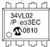 Microchip 34VL02 - Package Marking Information - 2