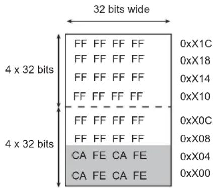 Microchip ATSAMS70Q19 - Programming Bytes - 8