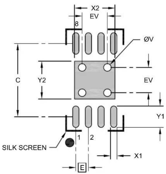 Microchip 11LC020 - 8-Lead Plastic Dual Flat, No Lead Package (MN) - 2x3x0.8 mm Body [TDFN] With 1.4x1.3 mm Exposed Pad (JEDEC Package type WDFN) - 1