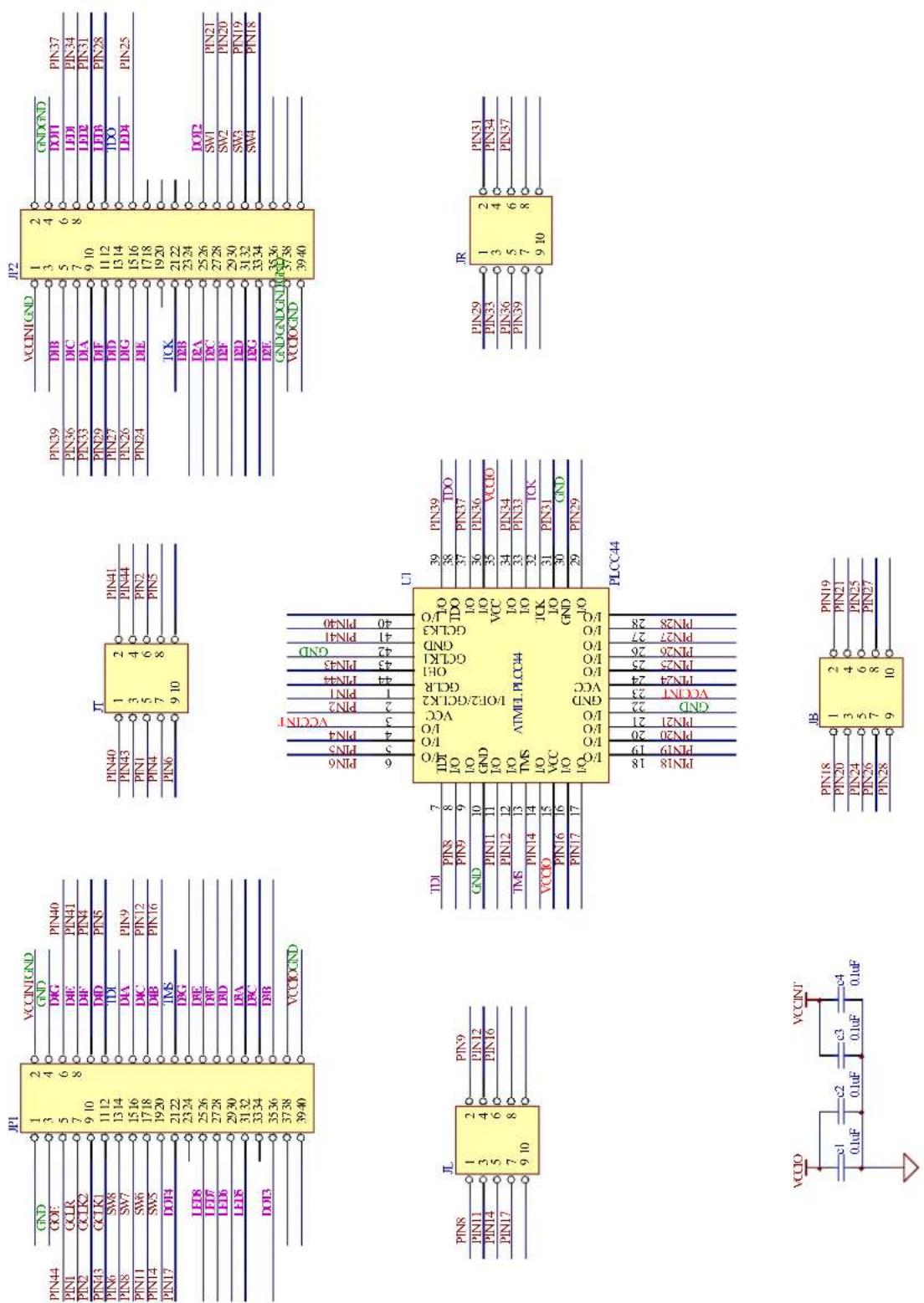 Microchip ATF1502BE - Atmel ATF15xx ISP Download Cable - 4