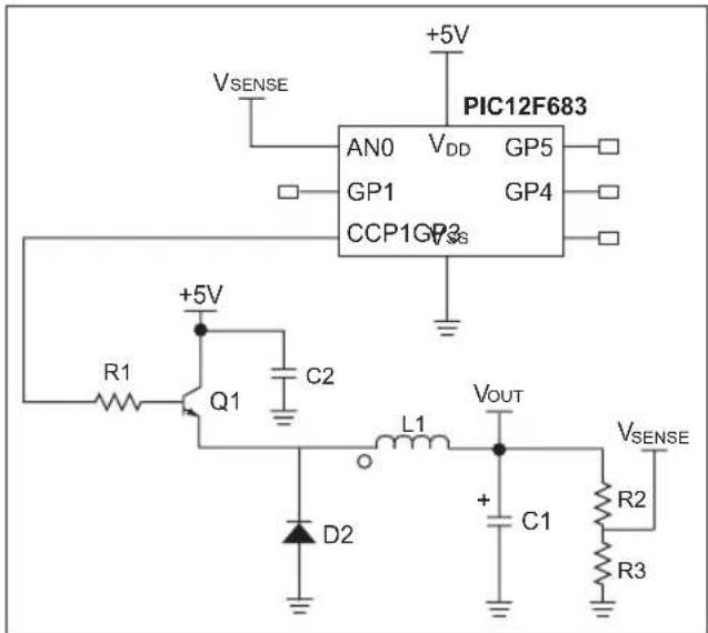 Microchip PIC24FJ64GA705 - TIP #16 Implementing a PID Feedback Control in a PIC12F683-Based SMPS Design - 1