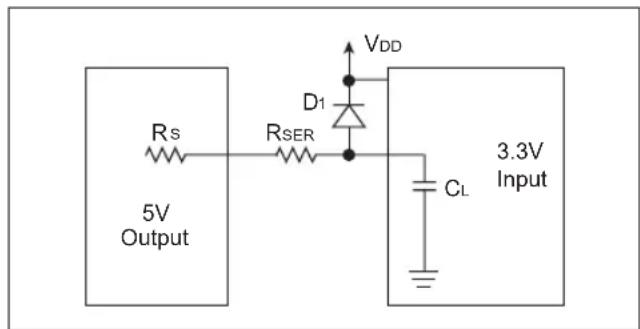 Microchip PIC24FJ64GA705 - TIP #10 5V → 3.3V With Diode Clamp - 2