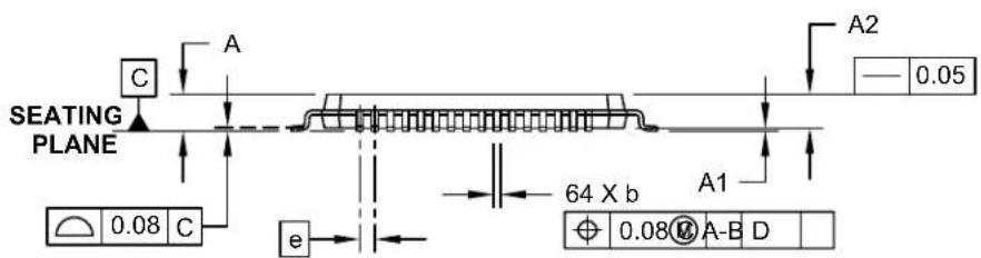 Microchip PIC24FJ128GA410 - 64-Lead Plastic Thin Quad Flatpack (PT)-10x10x1 mm Body, 2.00 mm Footprint [TQFP] - 2