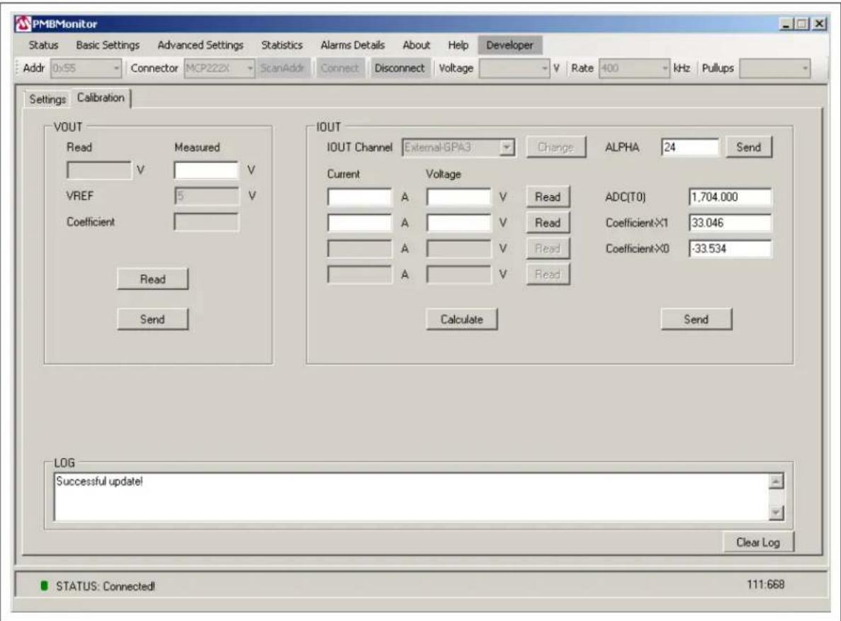Microchip MCP19123 - CALIBRATION TAB - 1