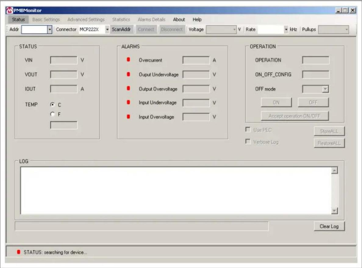 Microchip MCP19123 - Status Menu - 1