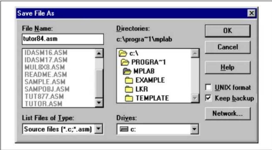 Microchip PIC18C442 - Creating a Simple New Source File - 1