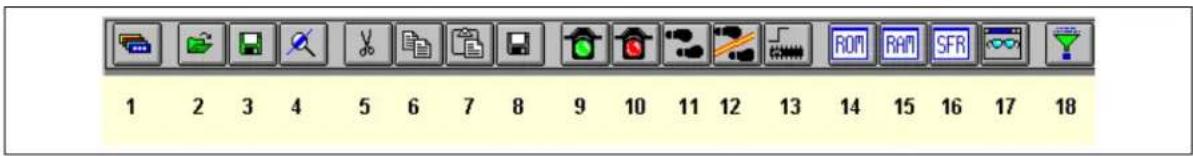 Microchip PIC18F2331 - User Defined Toolbar - 1